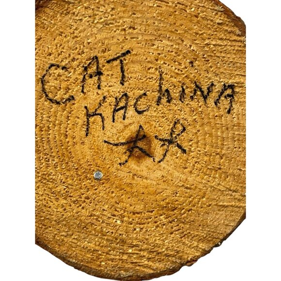 VTG Native American Indian Kachina Doll Navajo Signed By Artists W/original Tag - Picture 8 of 10